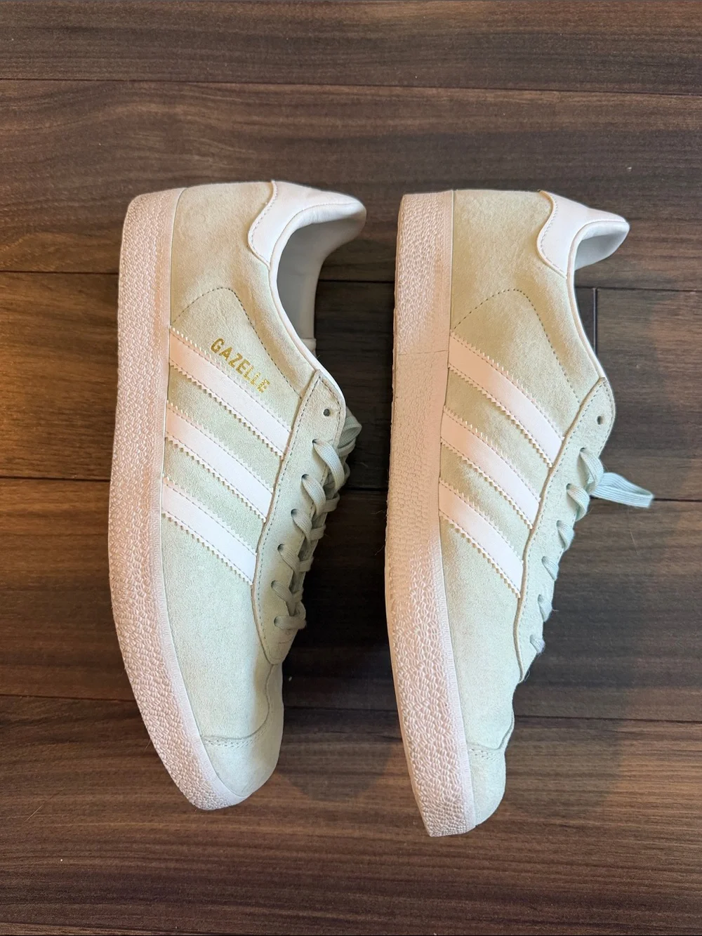 adidas Gazelle Men's Suede Sneakers in Mint Green